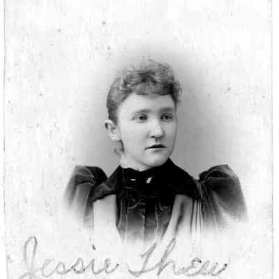 89-1-246_Jessie_Thew.jpg 528KB: Jessie Thew was a teacher for the hearing impaired and sister of Charles Nelson Thew. She had a twin sister Bessie.