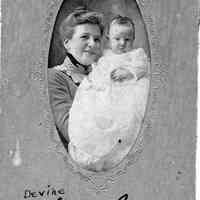          89-1-247_Nellie_Devine_Thew.jpg 1.1MB; Nellie Devine Thew, spouse of Charles Nelson Thew 1865-1927, daughter of Patrick Devine 1832-1909, child may be Delia or Joseph Thew
   