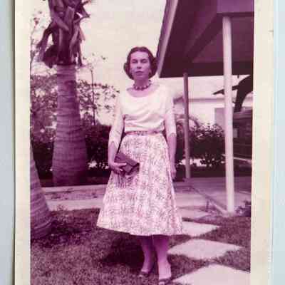 Photo of Mary McVoy (McKamy) 1955