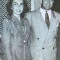          Earle and Mary Leah McVoy - probably just prior to purchasing the Barrell - c 1953-54; 2/24/11 Chris, These are copies - hope they're useful. I do not need them returned Melinda [McVoy].
   
