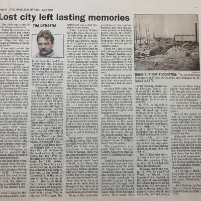 Singapore Articles 1930-present
