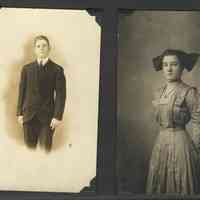          ES60004.JPG 373KB; Left - Frank W. Sewers. Right - Mary (Haberer) Sewers
   