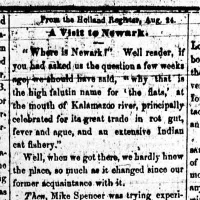 A Visit to Newark 1857