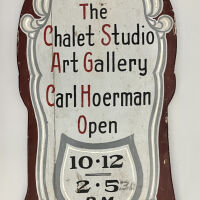 Chalet Studio flat sign