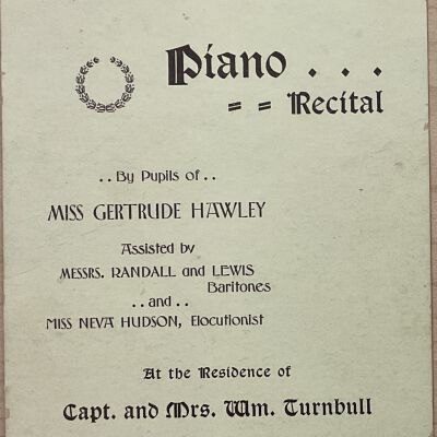 Piano Recital