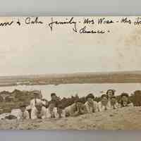 Brown Family atop Mt. Baldhead 1911