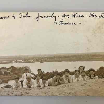 Brown Family atop Mt. Baldhead 1911
