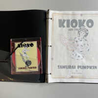          F. Kioko and the Samurai Pumpkin; inside the binder
   