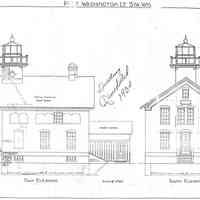          Port%20Wash%20Elevations%200065.jpg 427KB; Port Washington Lt. Sta. Wis. Plate 1, East Elevation,
   