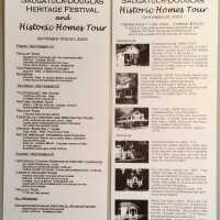          2003 tour ticket with events and homes listed
   