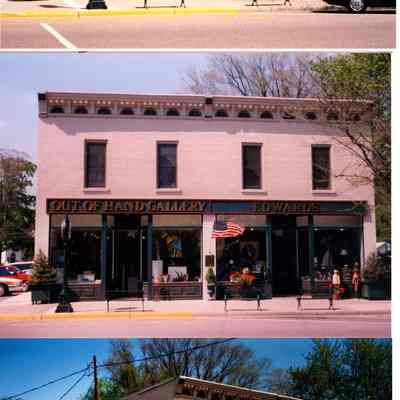 95-36-1g-1f-1b_downtown_Douglas_1994.jpg: People's Store, Out of Hand Gallery, Edwards, L.W. McDonald's Store