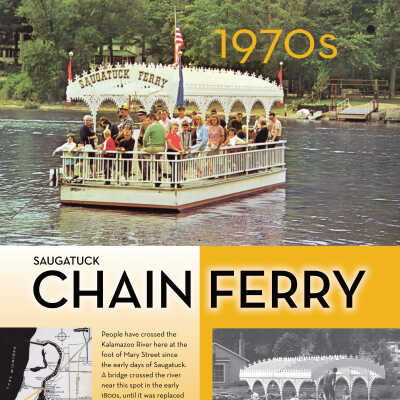 Location: North end of Wicks Park, Saugatuck, at east-side Ferry Landing