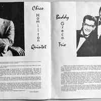          Chico Hamilton Quintet, Buddy Greco Trio
   