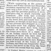 Traces of the Original Settlers of Saugatuck