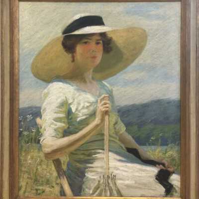 Portrait of Florence Hunn by J. Wellington Reynolds