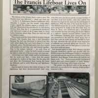 The Francis Lifeboat Lives On