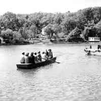          a183A ferry rowing.jpg 1.9MB; Ferryman Walker with a loaded scow. Fare was ten cents
   