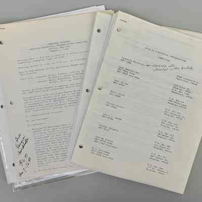 Douglas Historical Preservation Committee minutes