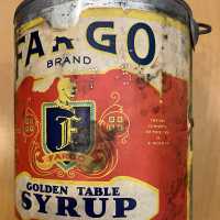 Fargo table syrup pail