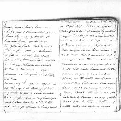 scan of original diary of Oshea Wilder: part 10 of 22