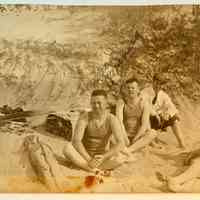 George Menard at the beach
