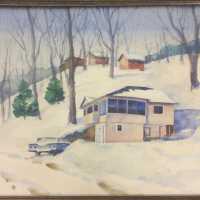 Saugatuck Winter Scene by Jessie Warren