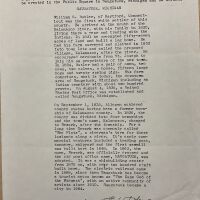 Saugatuck Michigan - proposed wording for historical marker