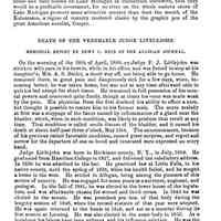          310; SAUGATUCK AS A SUMMER RETREAT.
Saugatuck is as well adapted for a summer retreat as Grand Haven, and we have no doubt if some enterprising landlord would erect a good, first-class hotel somewhere near the mouth of the river, say at Saugatuck village, with a boathouse and bath houses on Lake Michigan in connection therewith, that they would be a profitable investment, for no river on the whole eastern shore of Lake Michigan presents more attractive scenery than does the mouth of the Kalamazoo, a region of country rendered classic by the graphic pen of the great American novelist, Cooper.
   