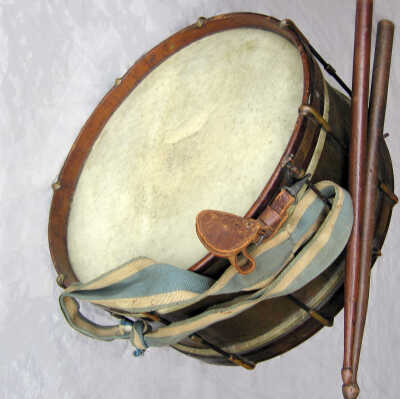 Kimsey drum x: Kimsey’s Civil War drum.