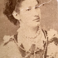          Photographic copy of a historic photo of Ida Loomis, 5x3.5