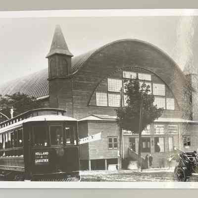 Big Pavilion and Interurban railcar