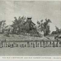 The Old Lighthouse and Old Harbor Entrance Postcard