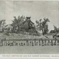          The Old Lighthouse and Old Harbor Entrance Postcard
   