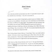          Mom’s Stories - Description of Dawn’s 