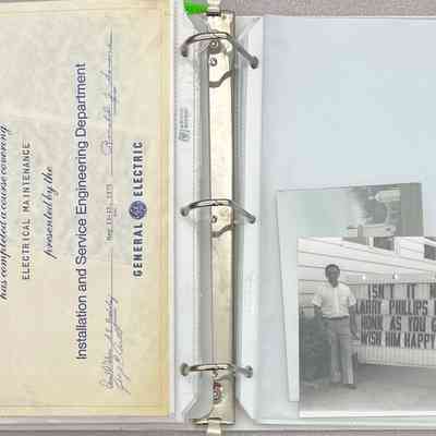 Certificates of achievement earned by Larry Phillips over his long career.