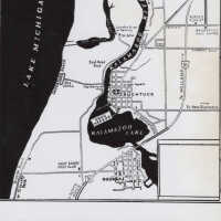          Black and white map; L.L. Book Cook Co., Milwaukee
   