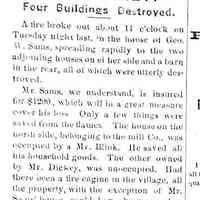          cr1877072006DouglasFireDestroysFourBldgs.jpg; George W. Sams, Mr. Blink, Mr. Dickey
   