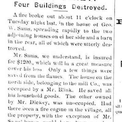 cr1877072006DouglasFireDestroysFourBldgs.jpg: George W. Sams, Mr. Blink, Mr. Dickey