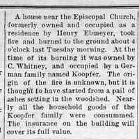          cr1882032401EbmeyerHouseBurns.jpg; Henry Ebmeyer, C. Whitney, Koopfer
   