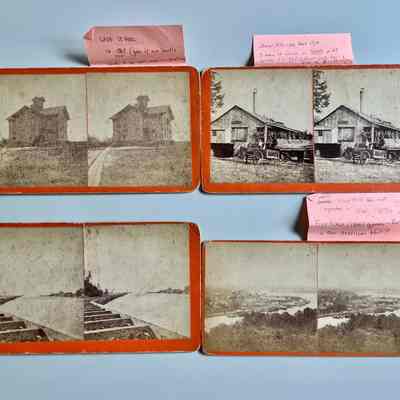 Stereoscope Cards, unbranded