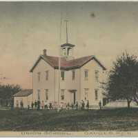 Union School Ganges, Mich. Postcard