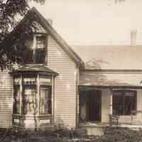          George and Mary Baker cottage postcard front; 
