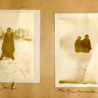 Auction_house_album_J.jpg 1.3MB: Fay & Julia, the newlyweds [Mr. Fay E.E. Luce wed Miss Julia M. Harper on 5 Feb. 1924]
