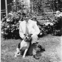          Jack holding dog (Gyp) outside house 1931.jpg
   