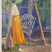 Swing at the Old Inn by Mabel Wheelock, 1919