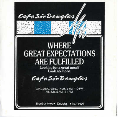 Cafe Sir Douglas Advertising Poster (3)