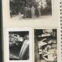          ES40010.JPG 785KB; Top - Frank Sewers as Saugatuck president (mayor) in costume for arts fest (possibly Belle Artes)
Lower right - 