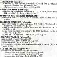          Index to Local and Special Acts, page 735
   