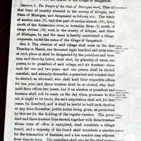          Laws of Michigan, Number 264, An act to revise the charter of the Village of Saugatuck, pages 271-287
   
