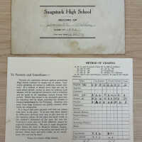          Jeannette Walker Report Card 1921 picture number 2
   
